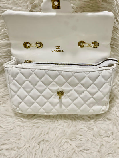 White Chanel Bag