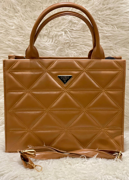 Brown Leather Tote Bag