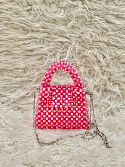 Pink Mini Pearl bag