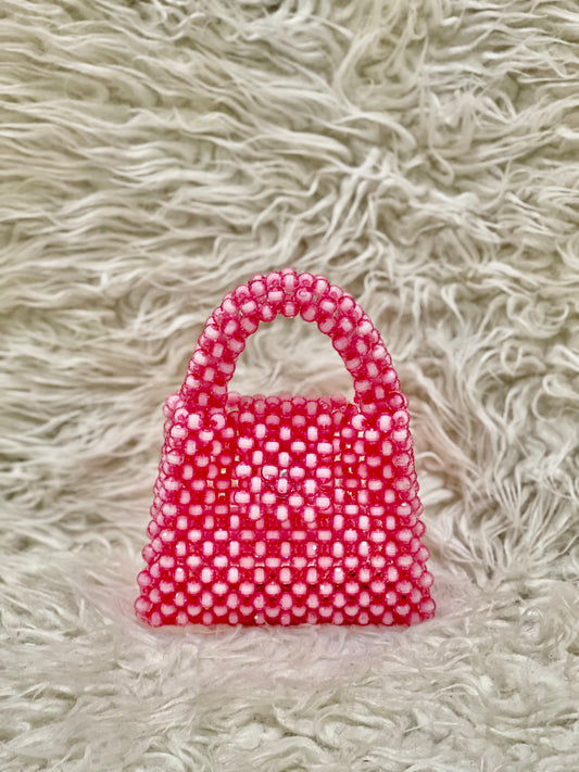 Pink Mini Pearl bag